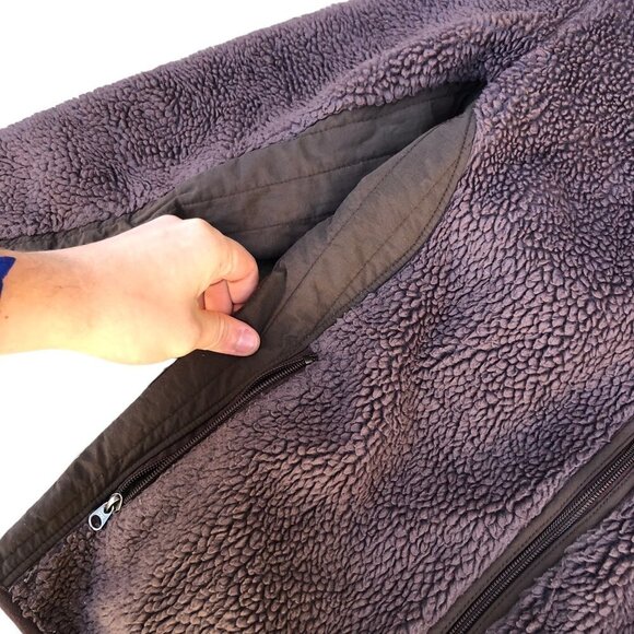 VINTAGE Patagonia Sherpa Jacket 'Triple Brown' Large - Picture 6 of 9
